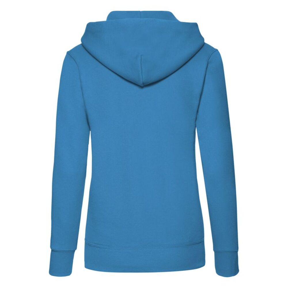 Fruit of the Loom Womens/Ladies Classic Hoodie / Azure Blue - Picture 2 of 3